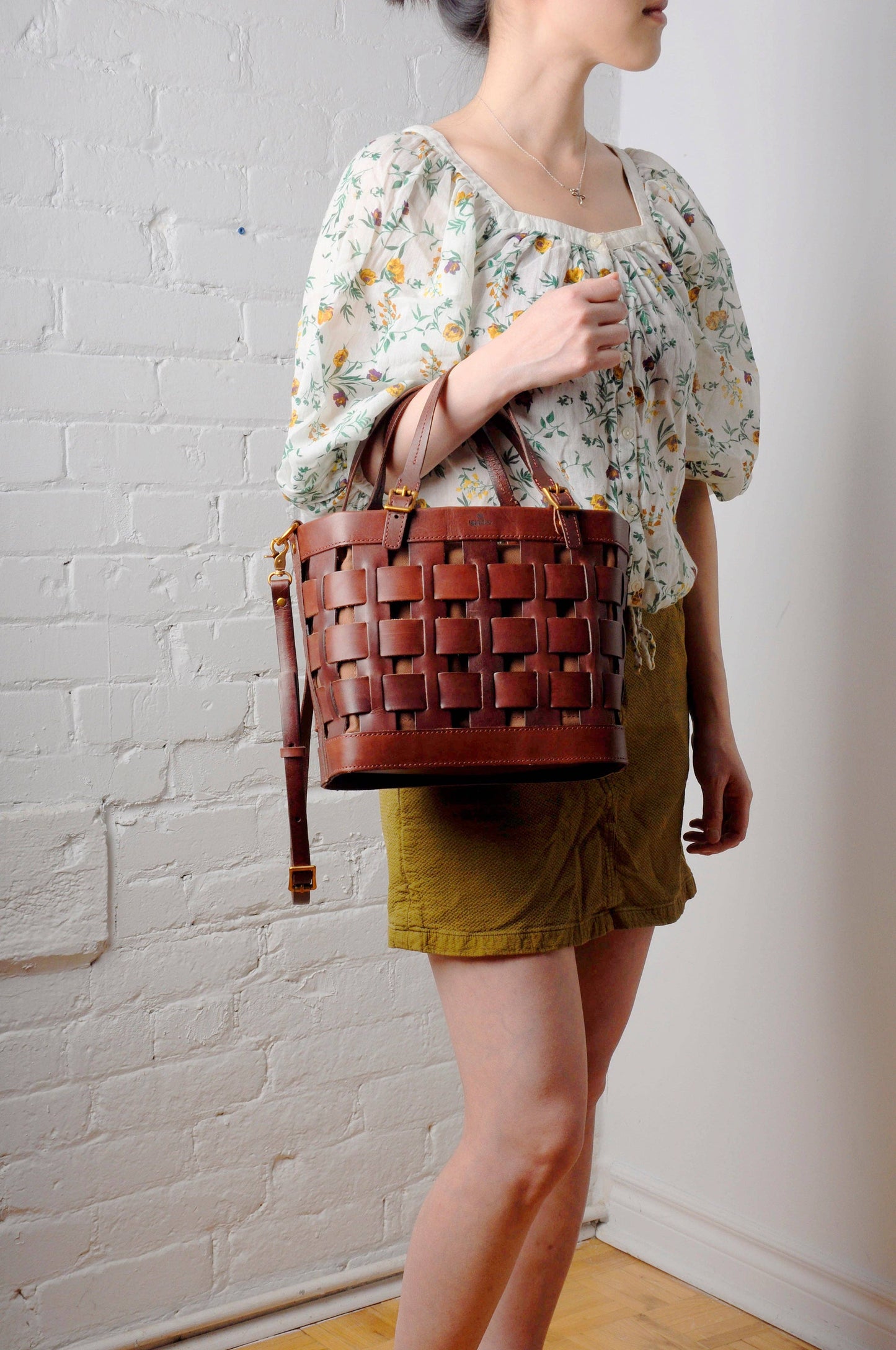 Venture Basket Tote - Chestnut