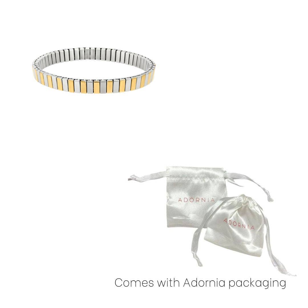Tarnish Resistant Stretch Bar Bracelet