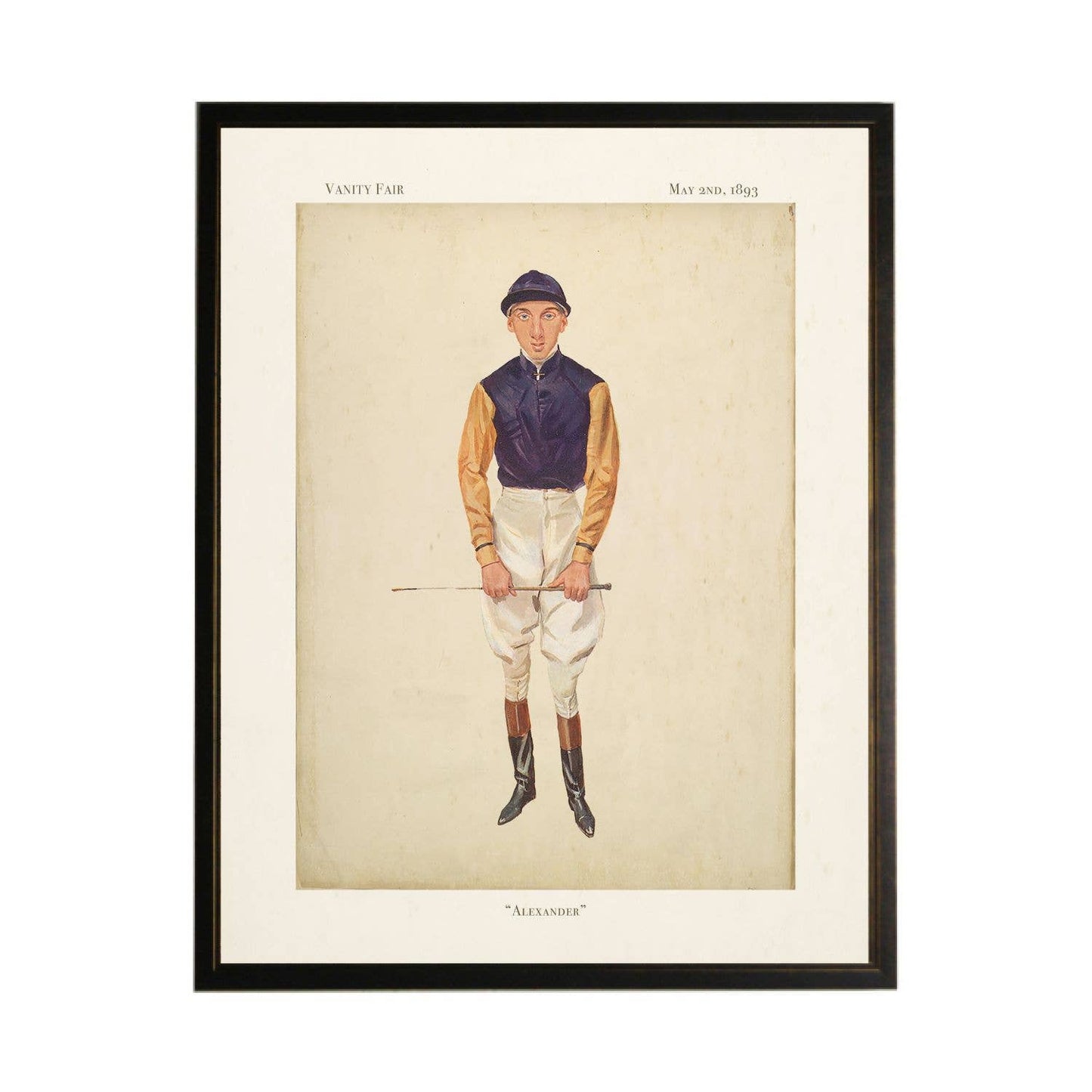 Vintage Vanity Fair Jockey Illustration D