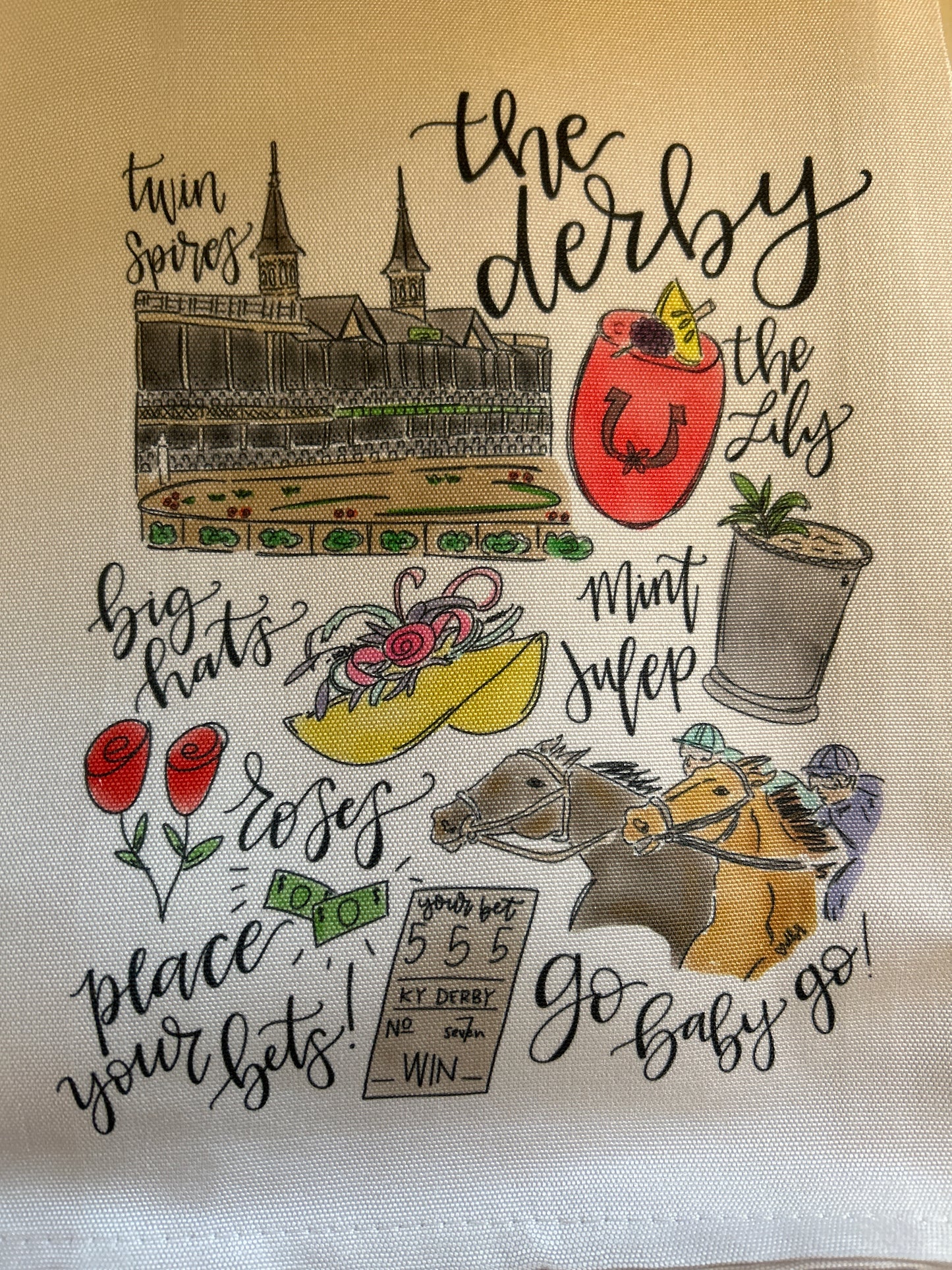 DBR Derby Tea Towel