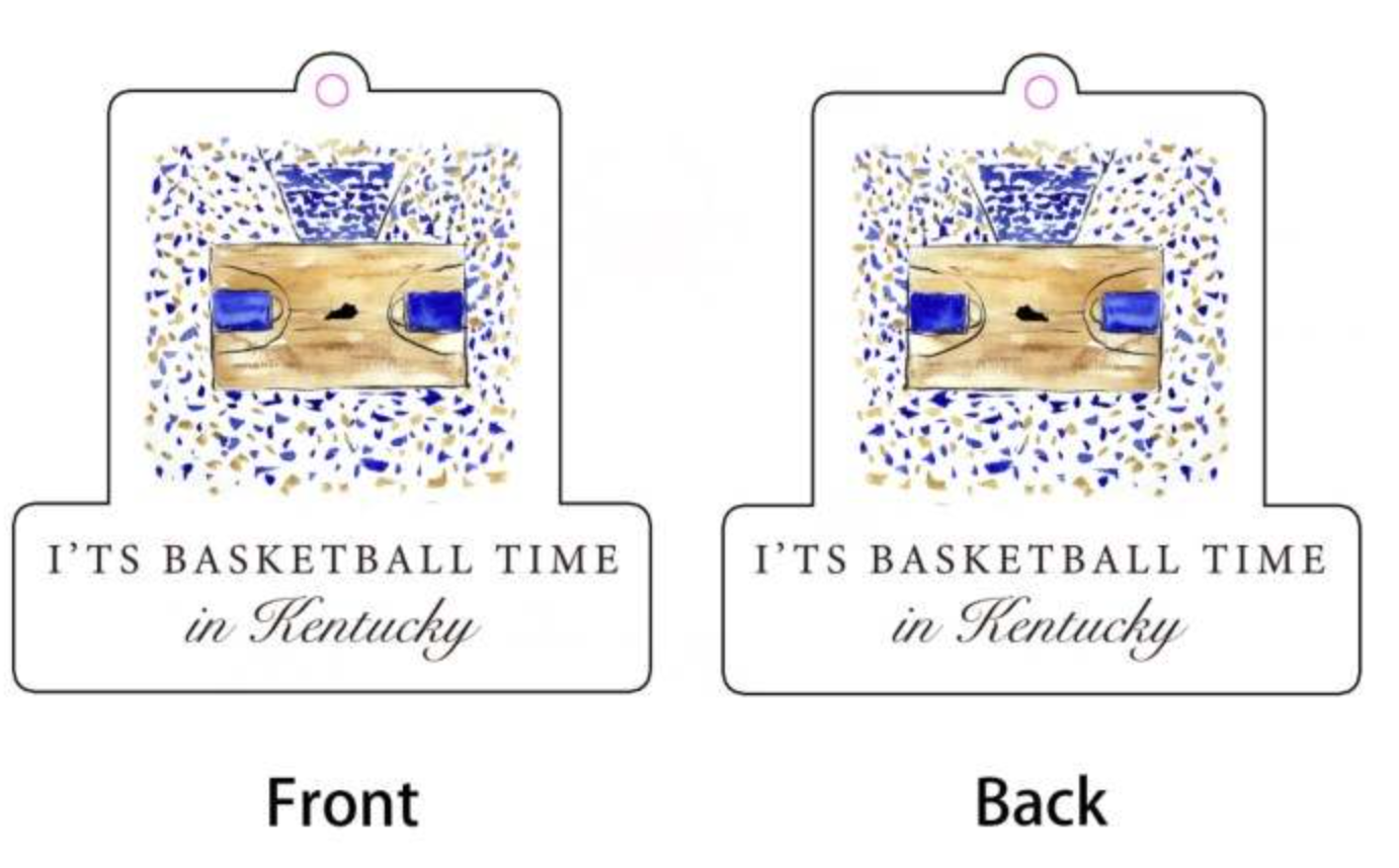 It's Basketball Time In Kentucky Car Air Freshener