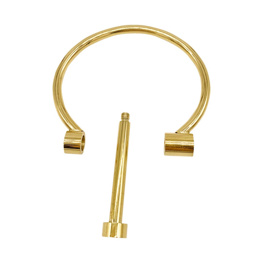 Screw Cuff silver gold