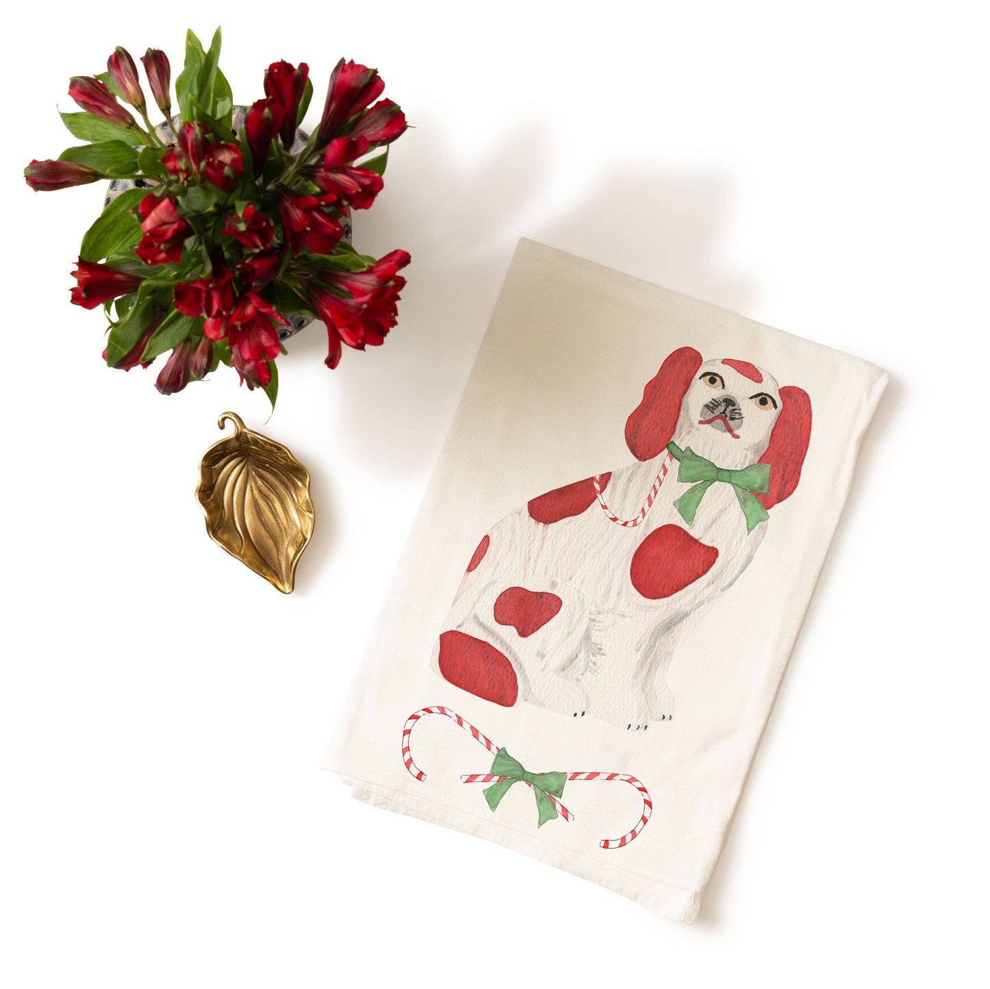 Christmas Staffordshire Tea Towel