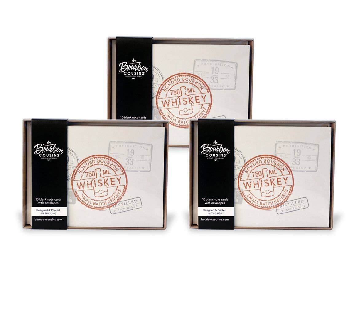Whiskey Seal Note Cards