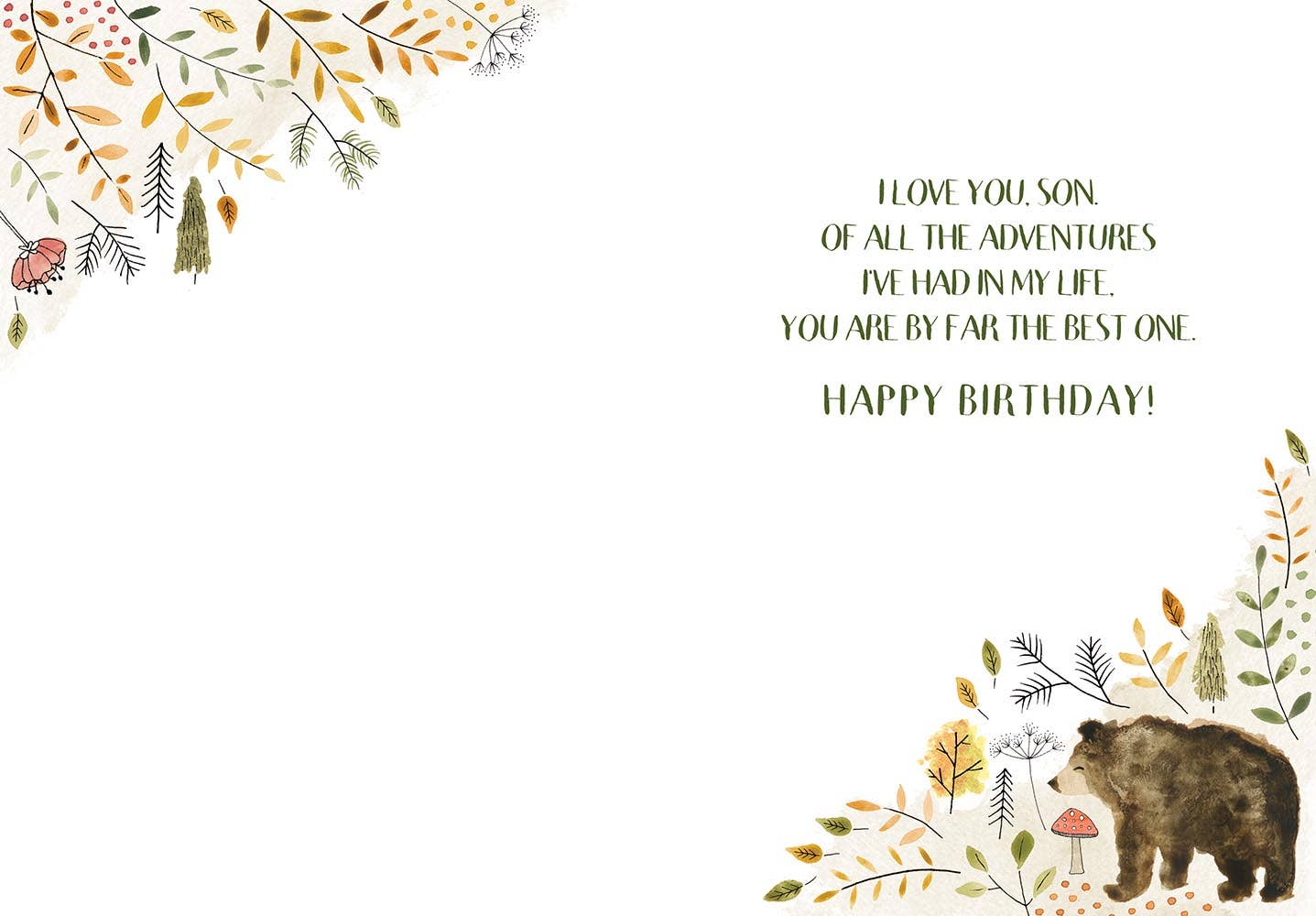 My Greatest Adventure - Family Birthday Card