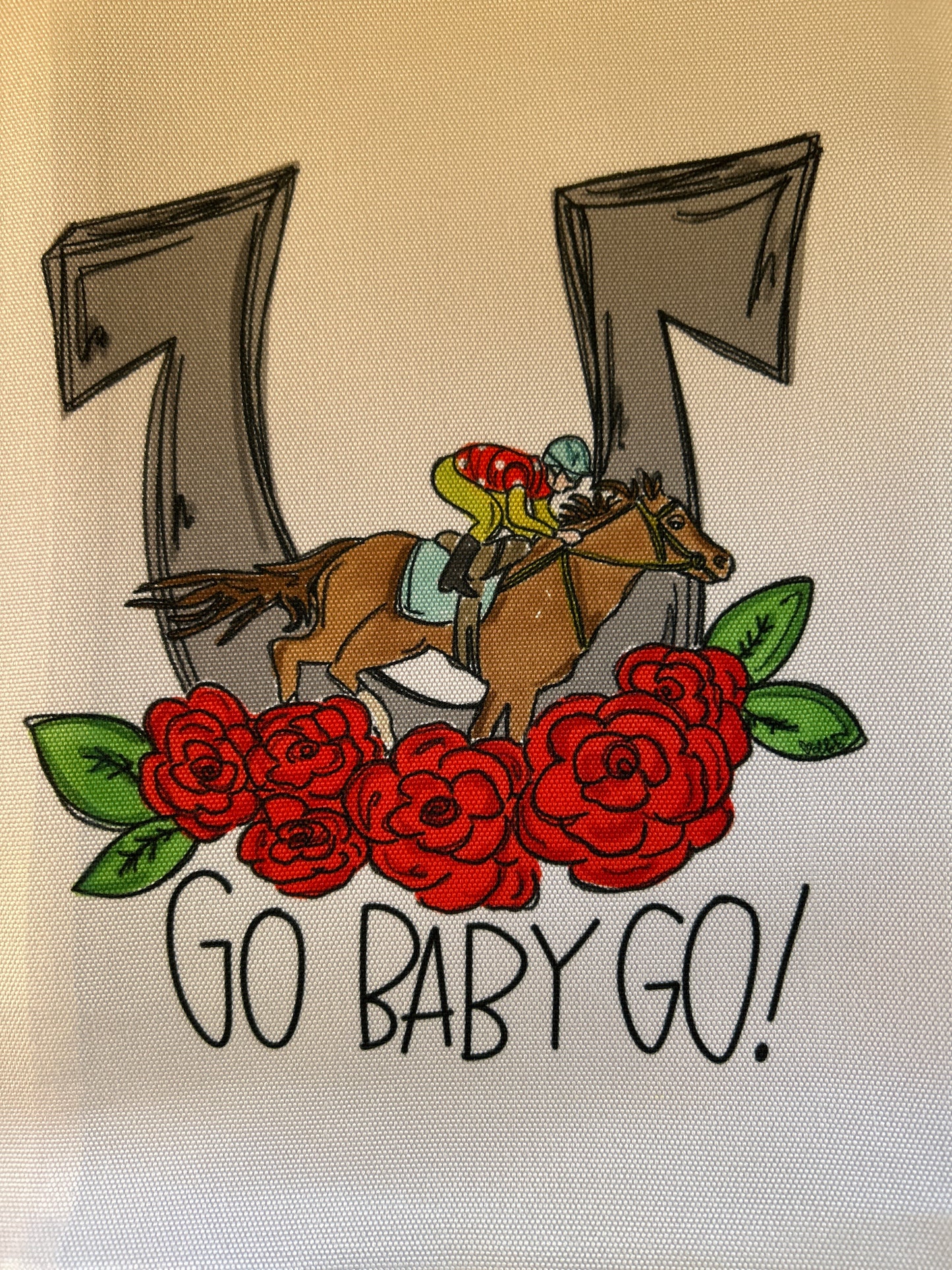 DBR Go Baby Go Tea Towel