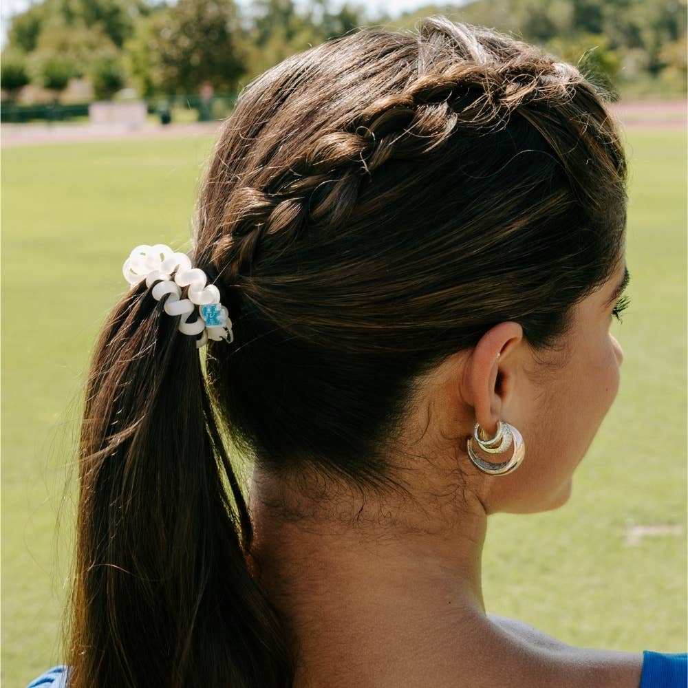 Spiral Hair Coils | Large | Go Big Blue! Hair Ties