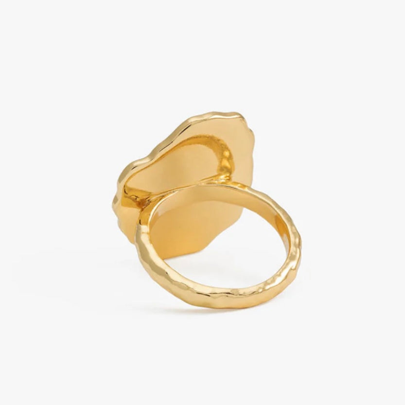 Brackish HAMPTON PARK GOLD PLATED RING