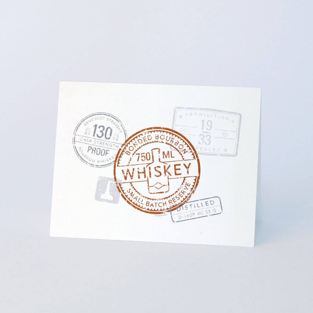 Whiskey Seal Note Cards