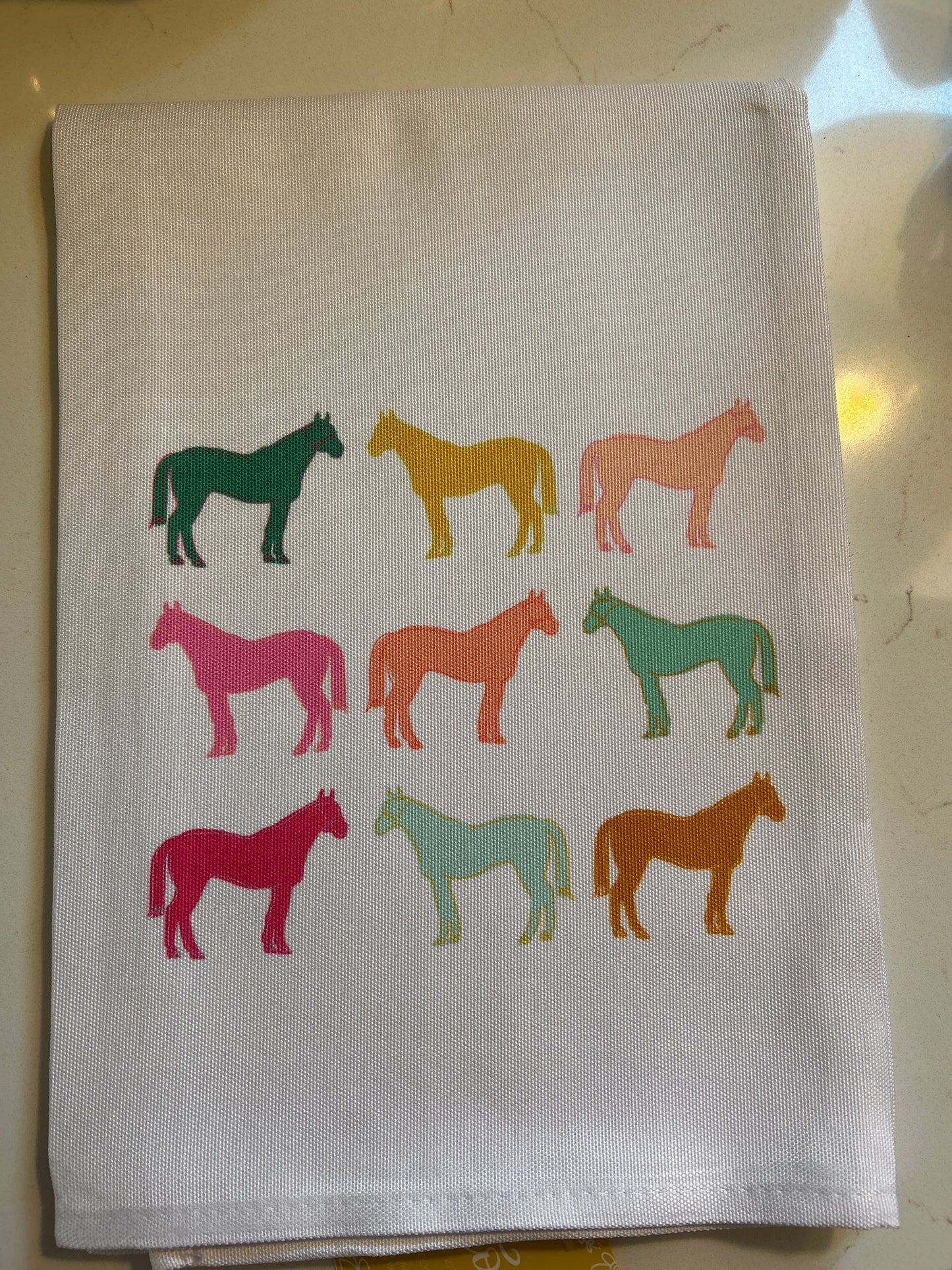 DBR 9 Horse Tea Towel