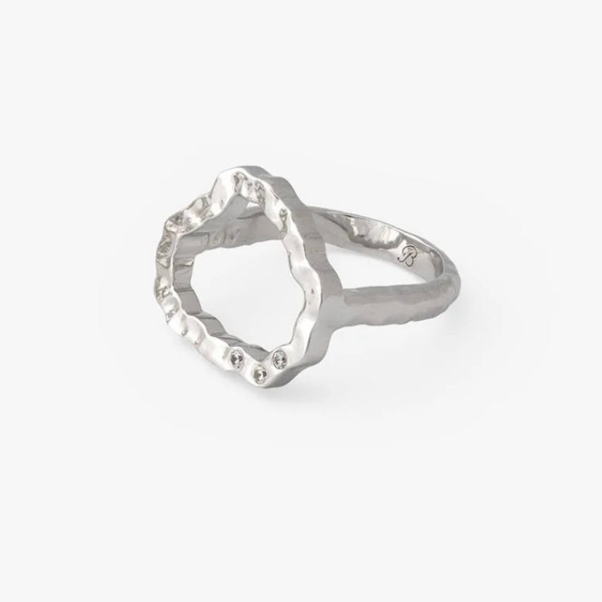 Brackish WAGENER TERRACE RHODIUM PLATED RING