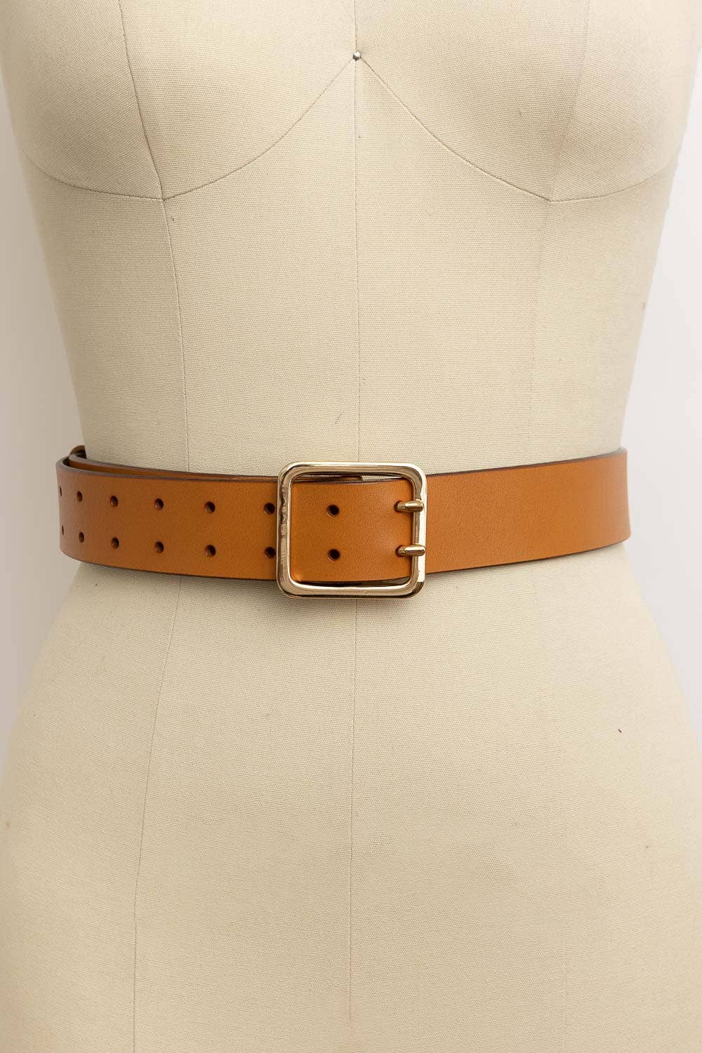Double Pronged Leather Belt