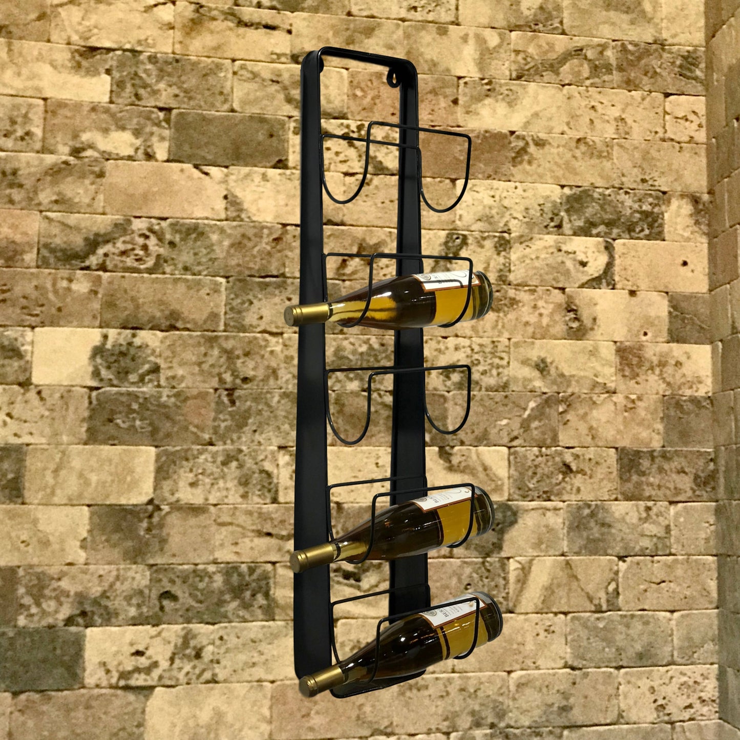 5 Slot Metal Wall Bath Towel Holder/Bottle Rack