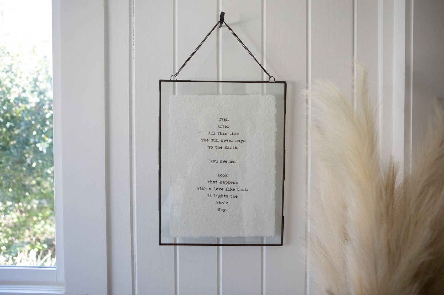 Even After All This Time Handmade Paper Print