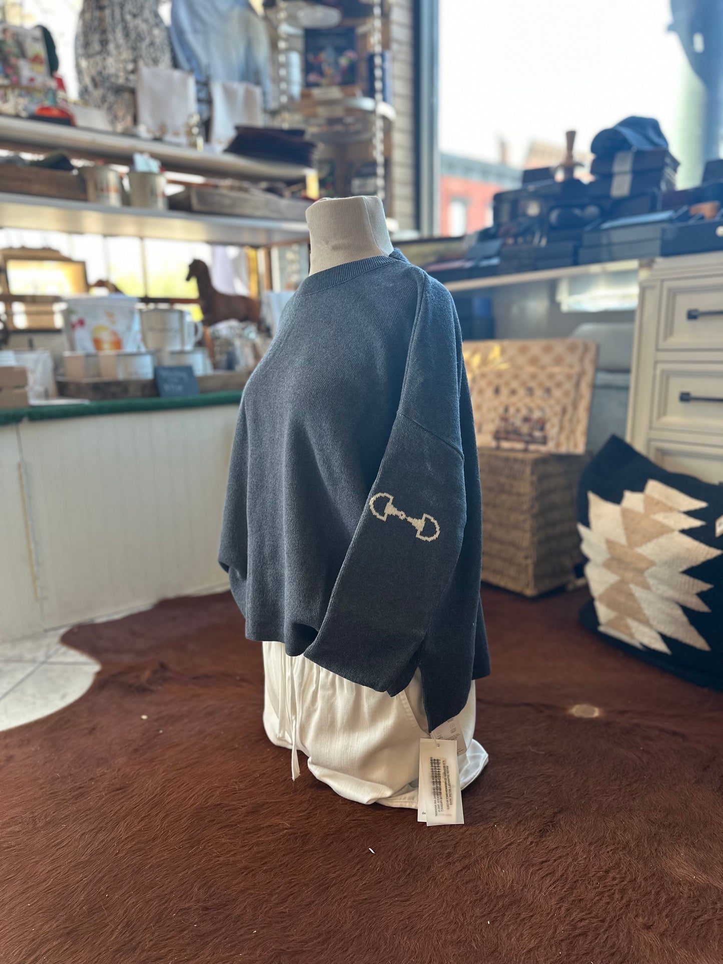 Town Pride Everyday Relaxed Horse- Blue Jean Color