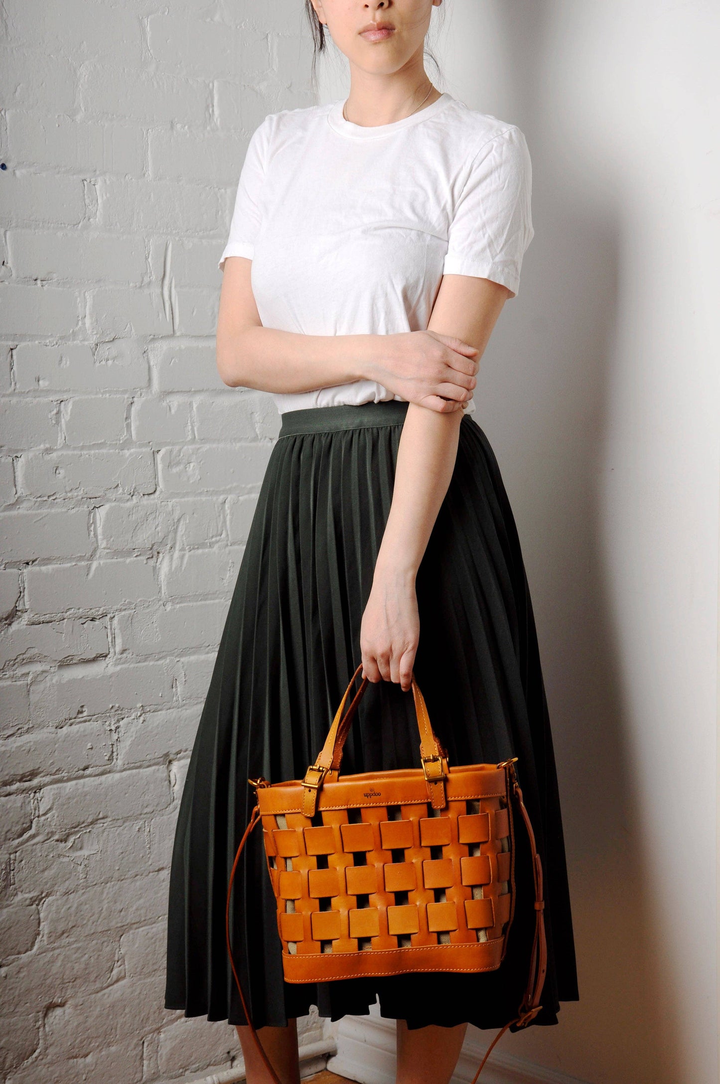 Venture Basket Tote - Apricot