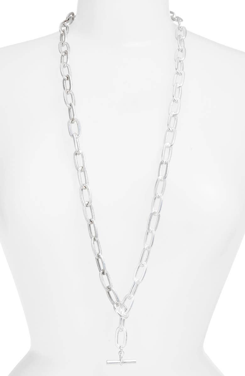 Bold Thick Link Long Chain Necklace