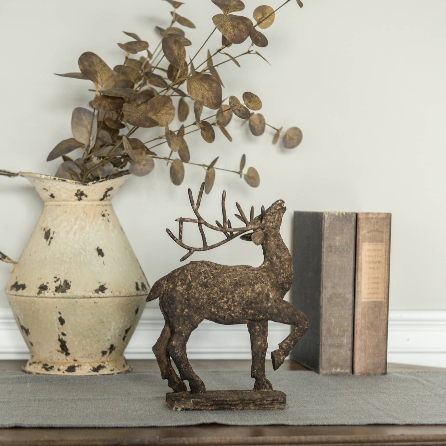 RUSTIC TABLETOP DEER
