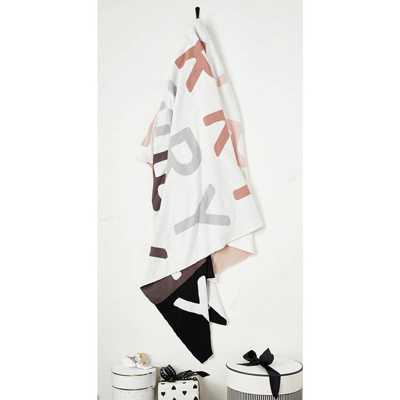 Holiday Luxe Throw - Merry