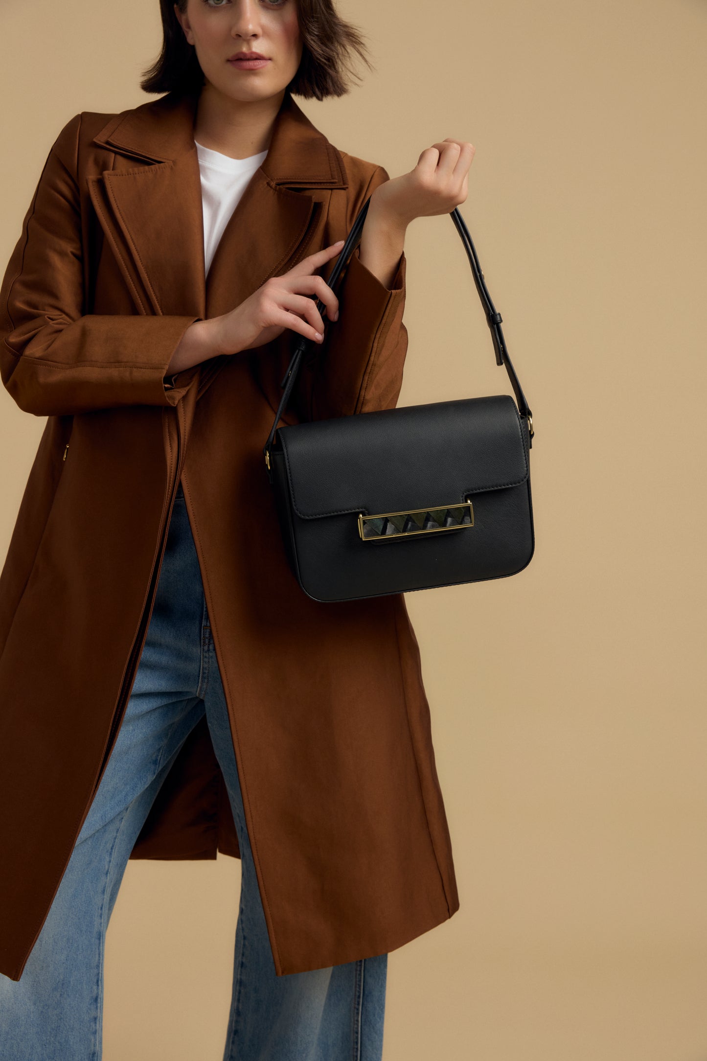 Brackish Oxford Bag Black Slate Rooster