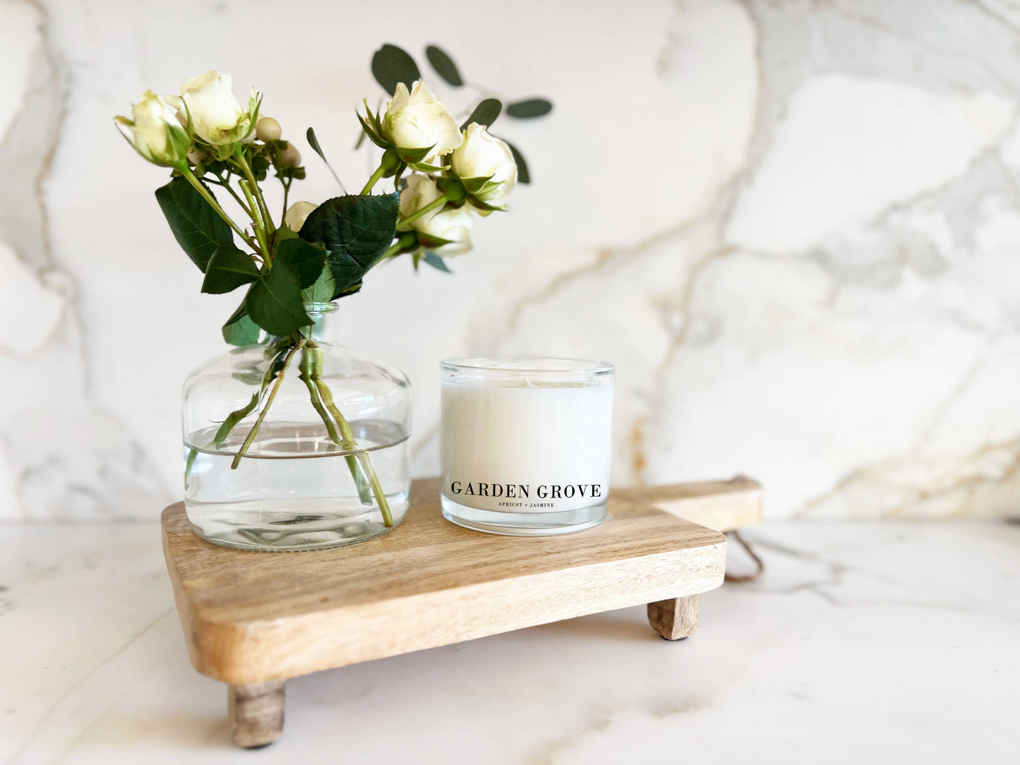 Garden Grove | Apricot + Jasmine Coconut Wax Candle