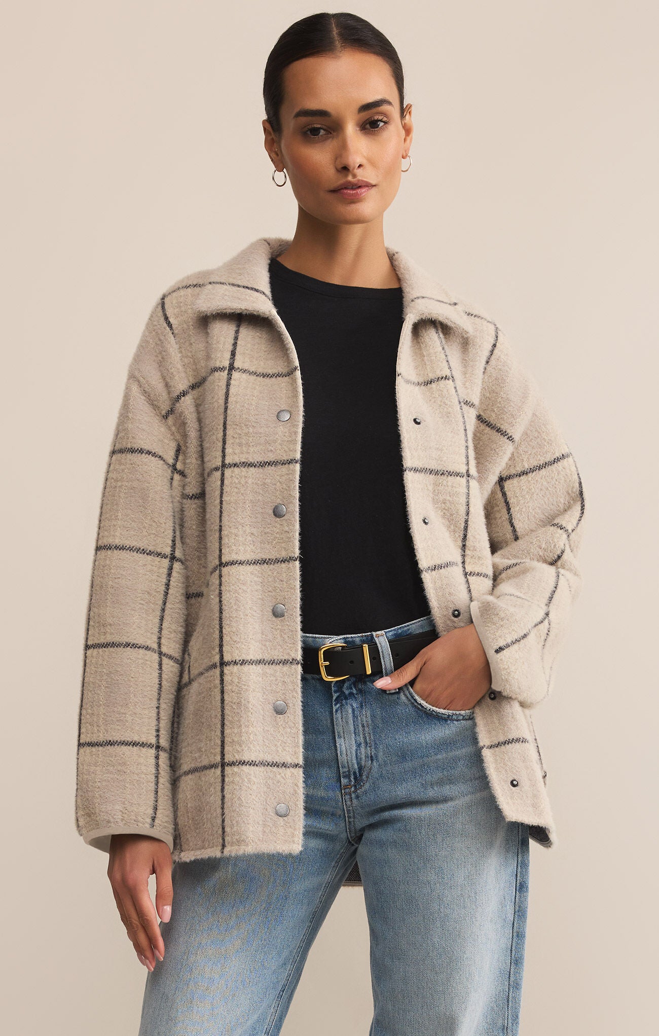 Z Supply Bronx Plaid Jacket