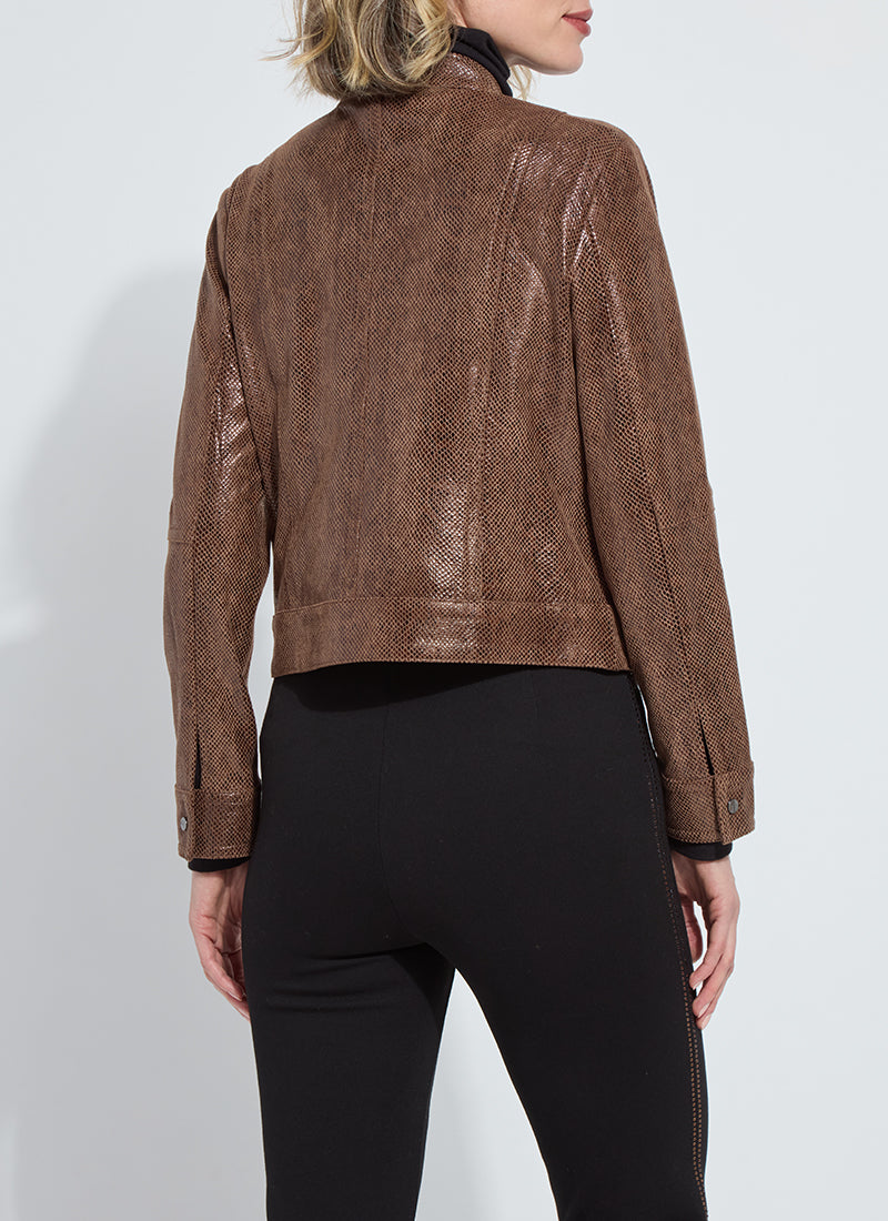 Lysse Porter Foil Vegan Suede Jacket