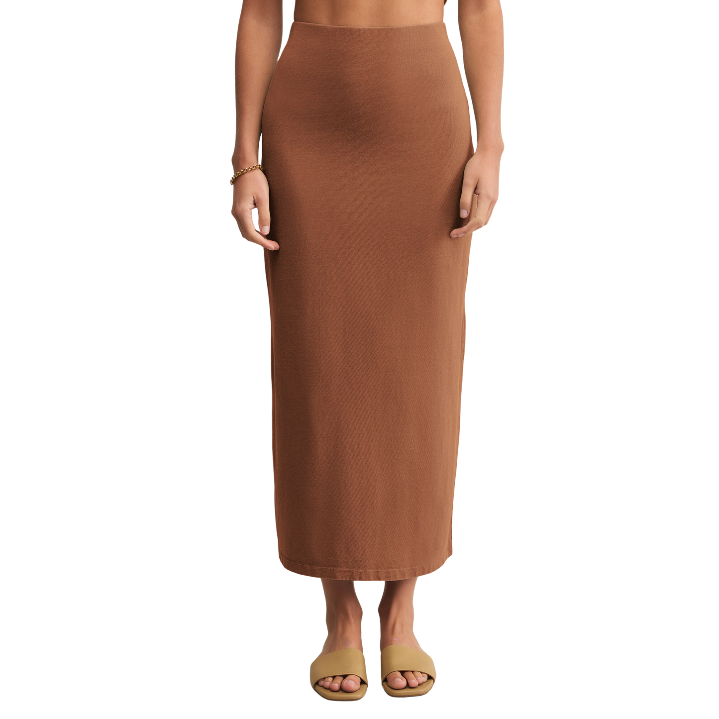 Z Supply Gail Midi Skirt - Teakwood