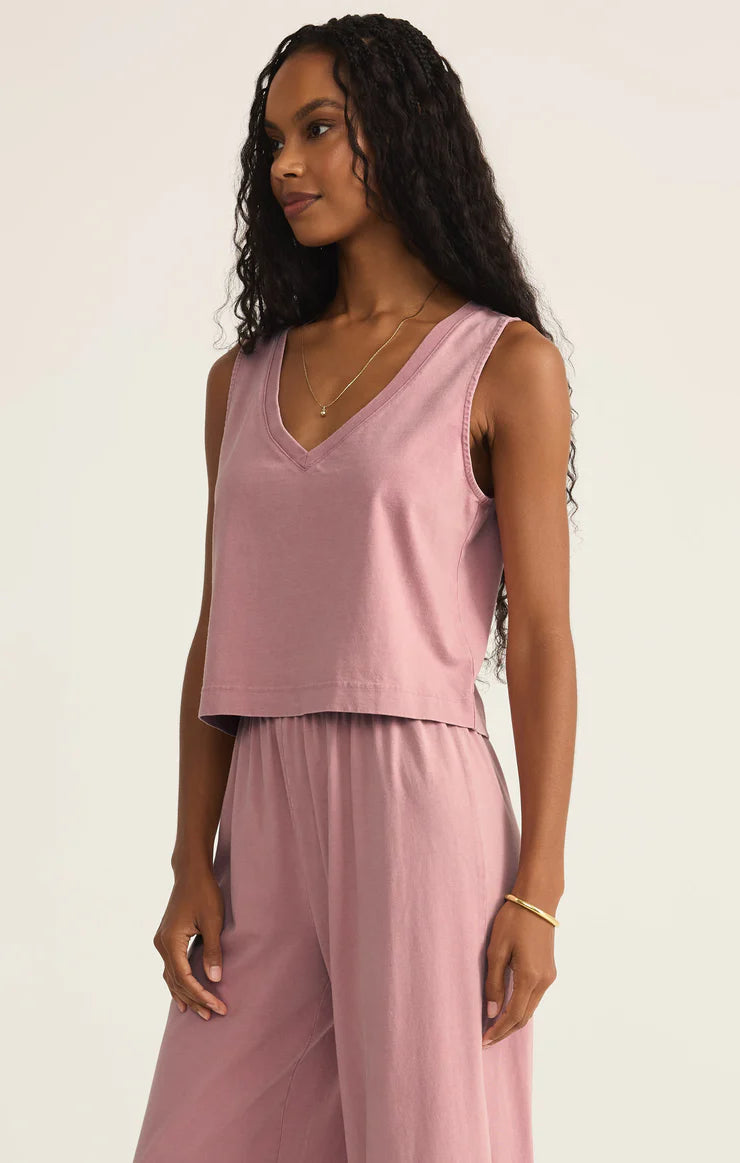 Z Supply Sloane Pink Smoke Tank