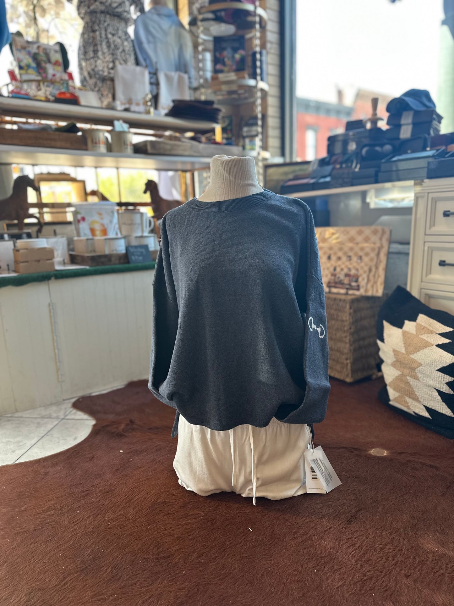 Town Pride Everyday Relaxed Horse- Blue Jean Color