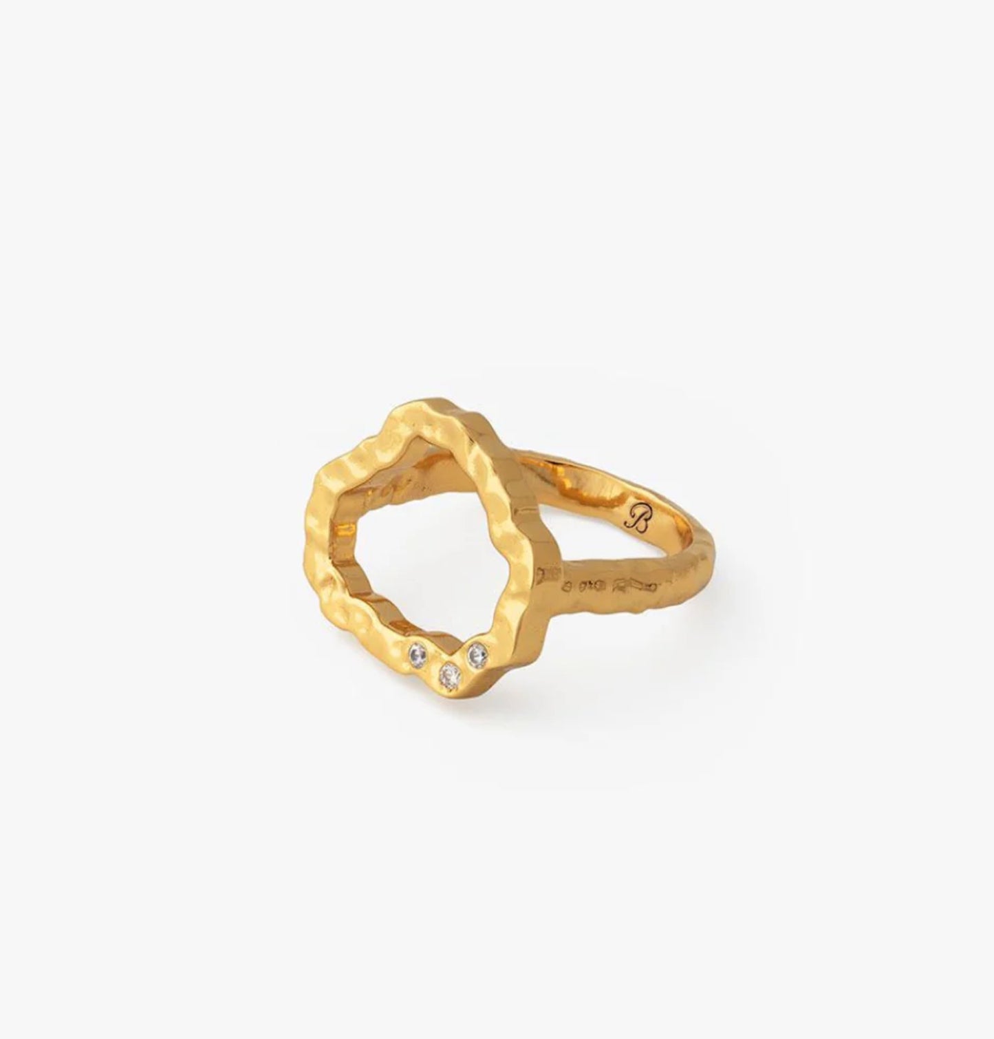 Brackish WAGENER TERRACE RHODIUM PLATED RING