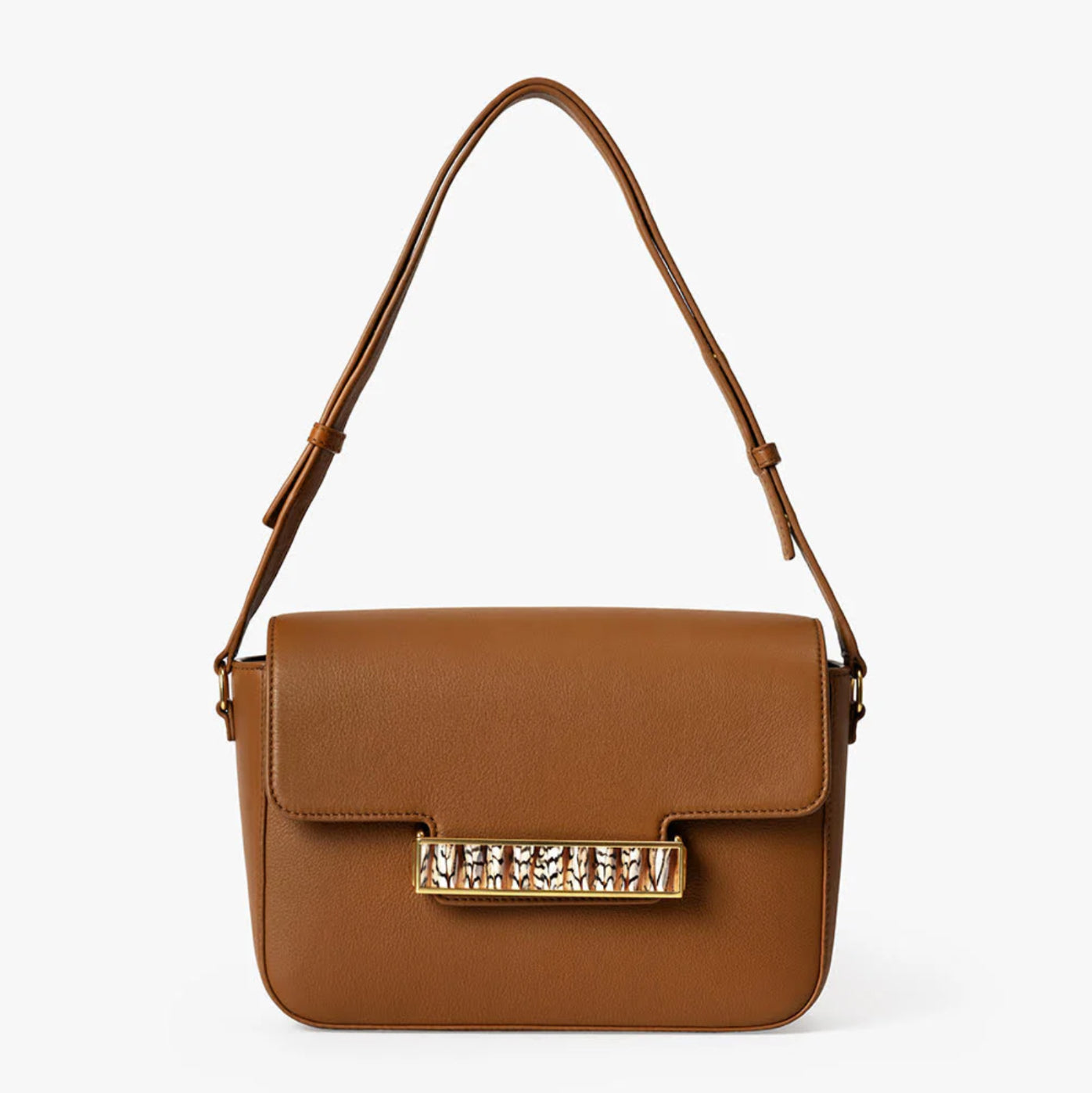 Brackish Oxford Crossbody Bag in Tan-Quail