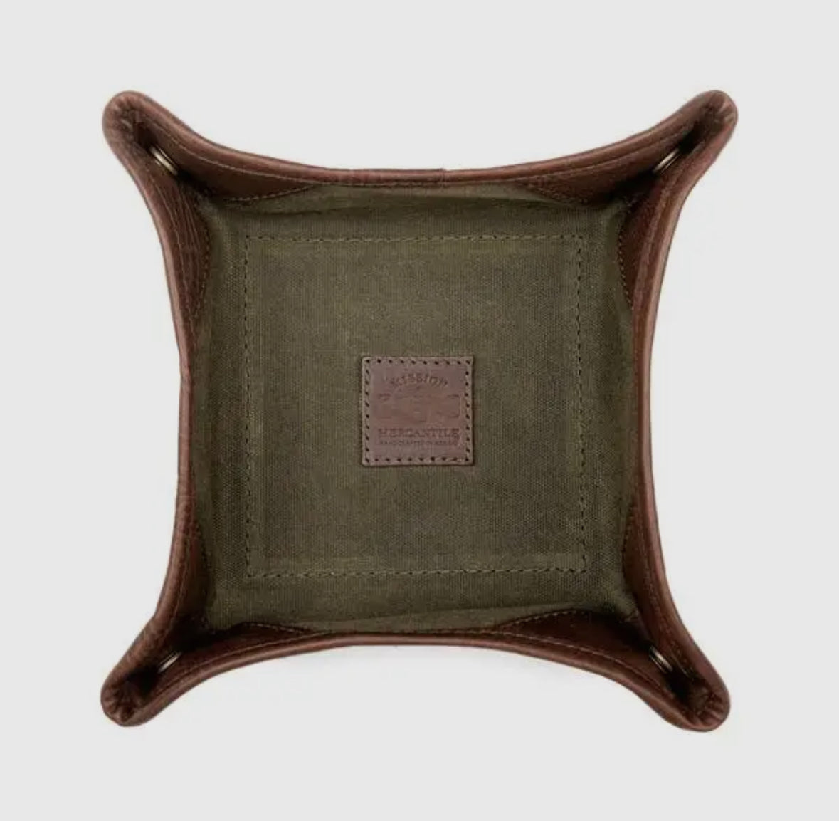 Mission Mercantile Waxed Canvas Desk Caddy