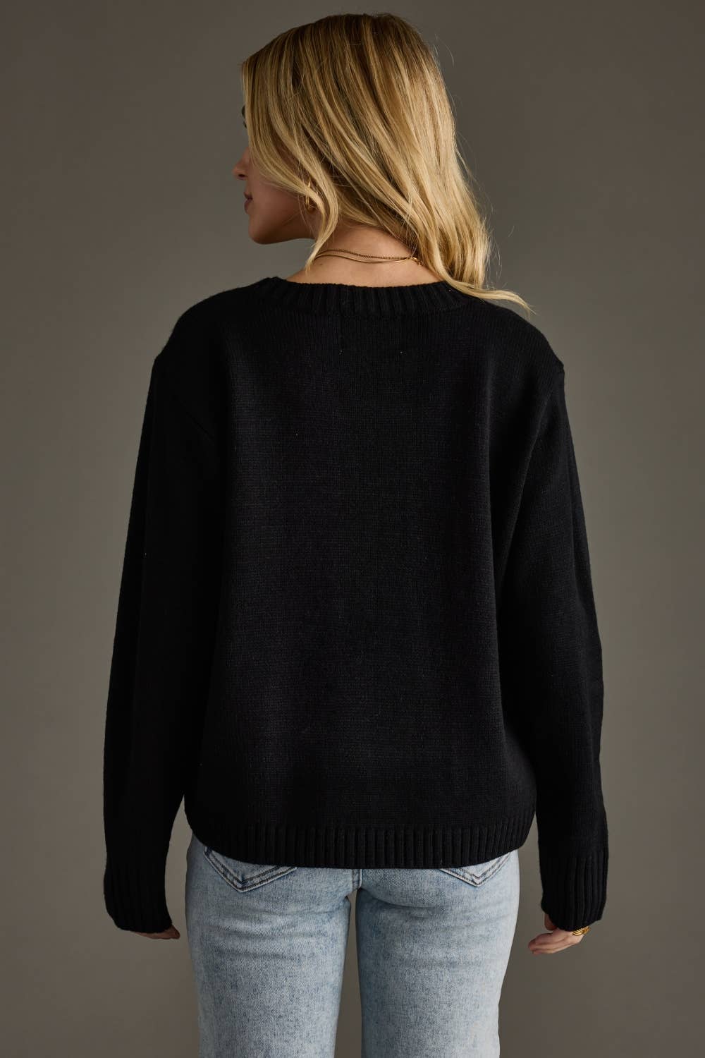 Black Whiskey Weather Sweater *