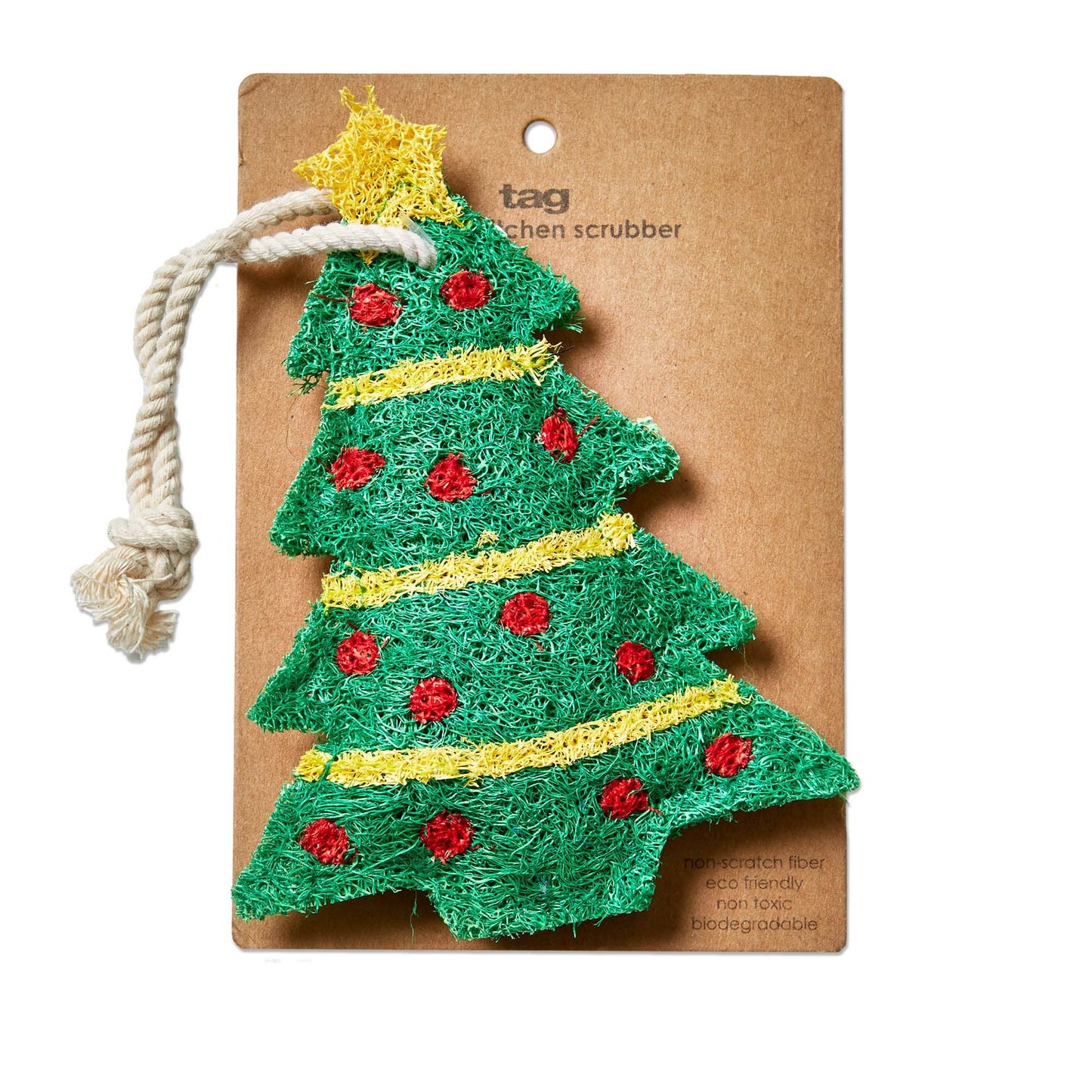 Christmas Christmas Tree Loofah Scrubber