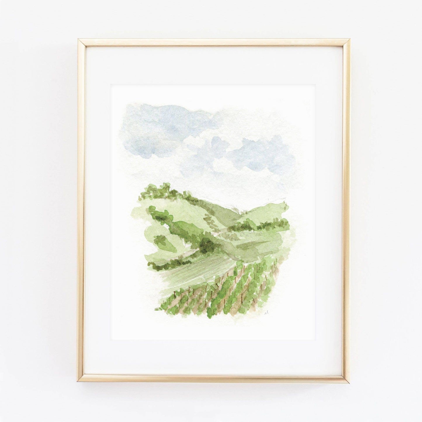 Vineyard art print