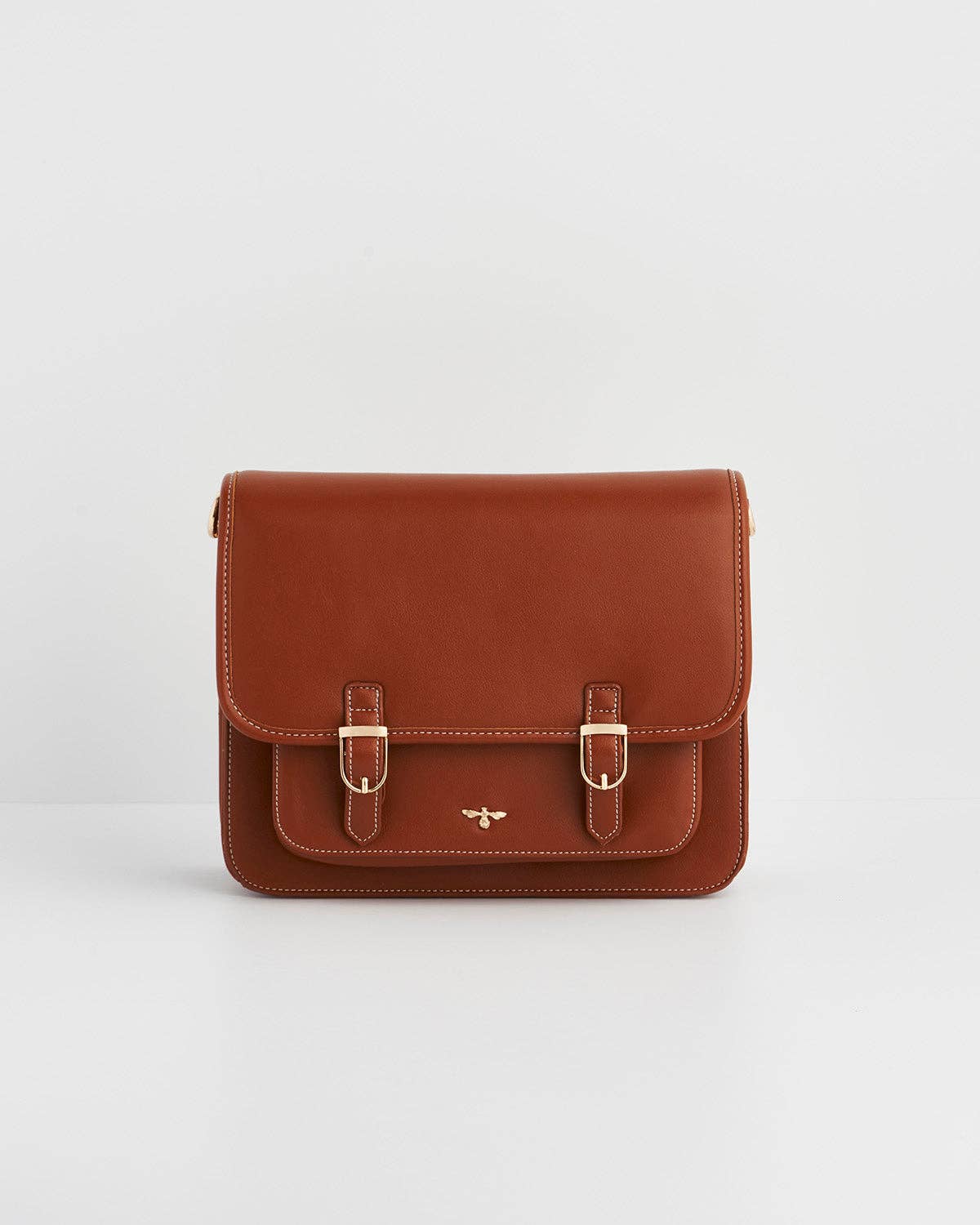 Into the Woods Tan Classic Satchel