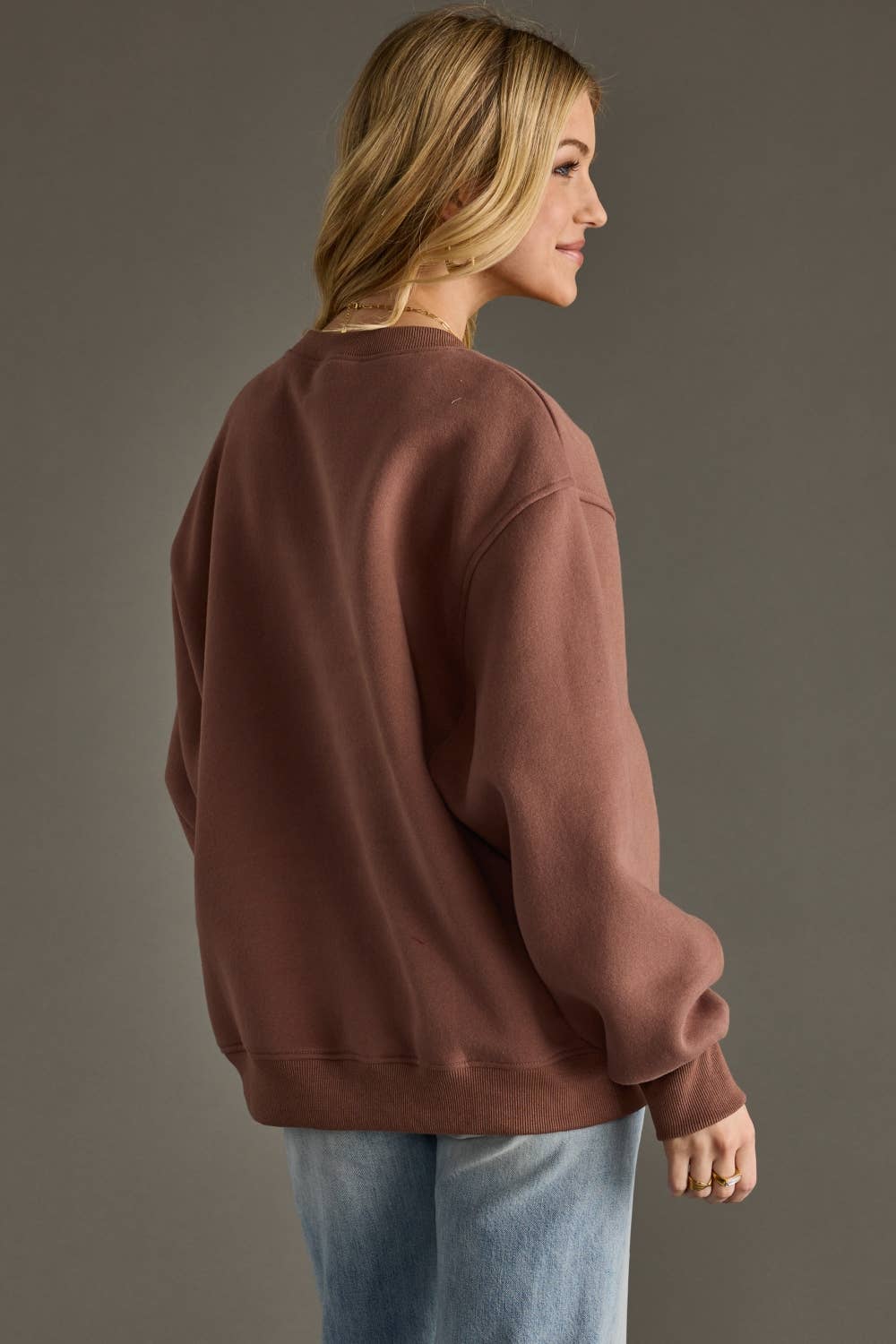 Brown Whiskey Weather Sweatshirt