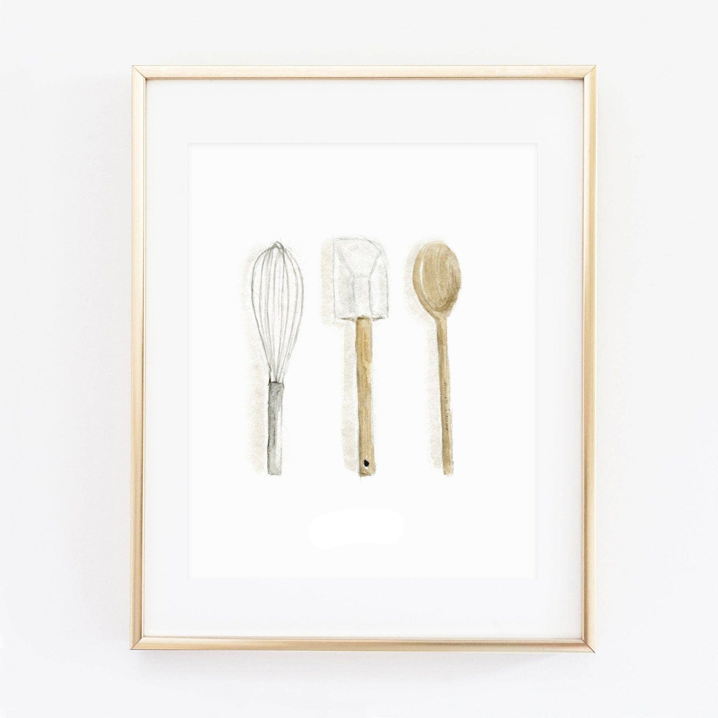Utensils art print