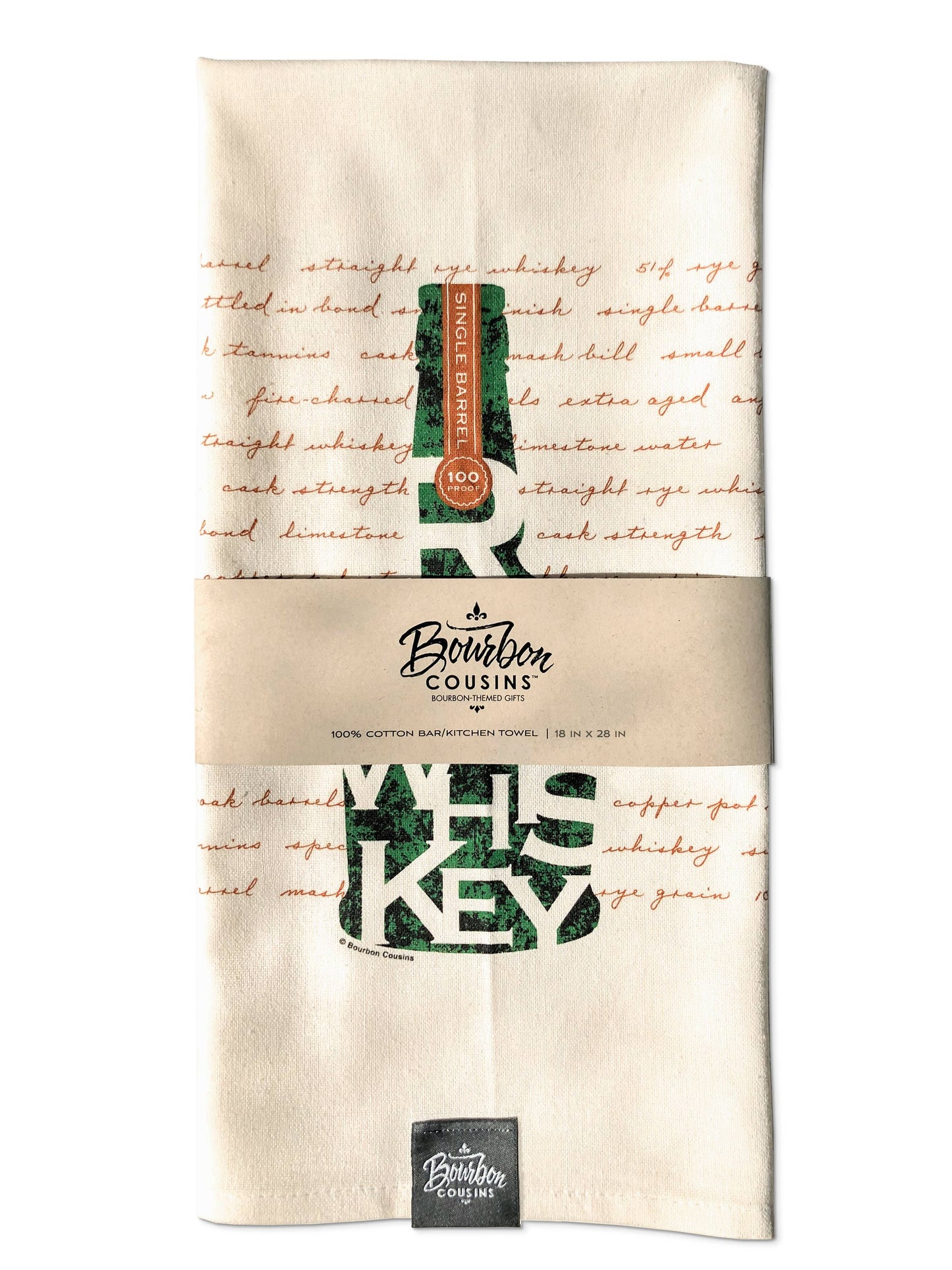 Rye Whiskey - Bar Towel