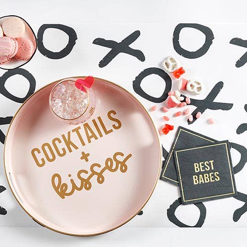 Bar Tray - Cocktails + Kisses
