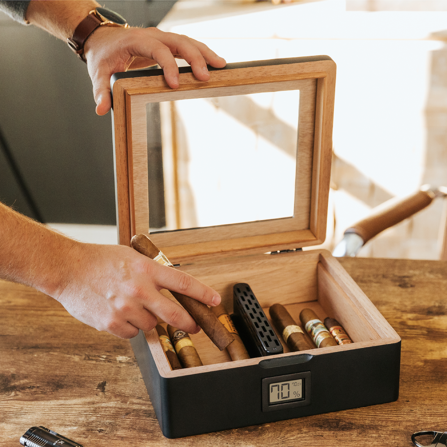 MAG Humidor - Matte Black