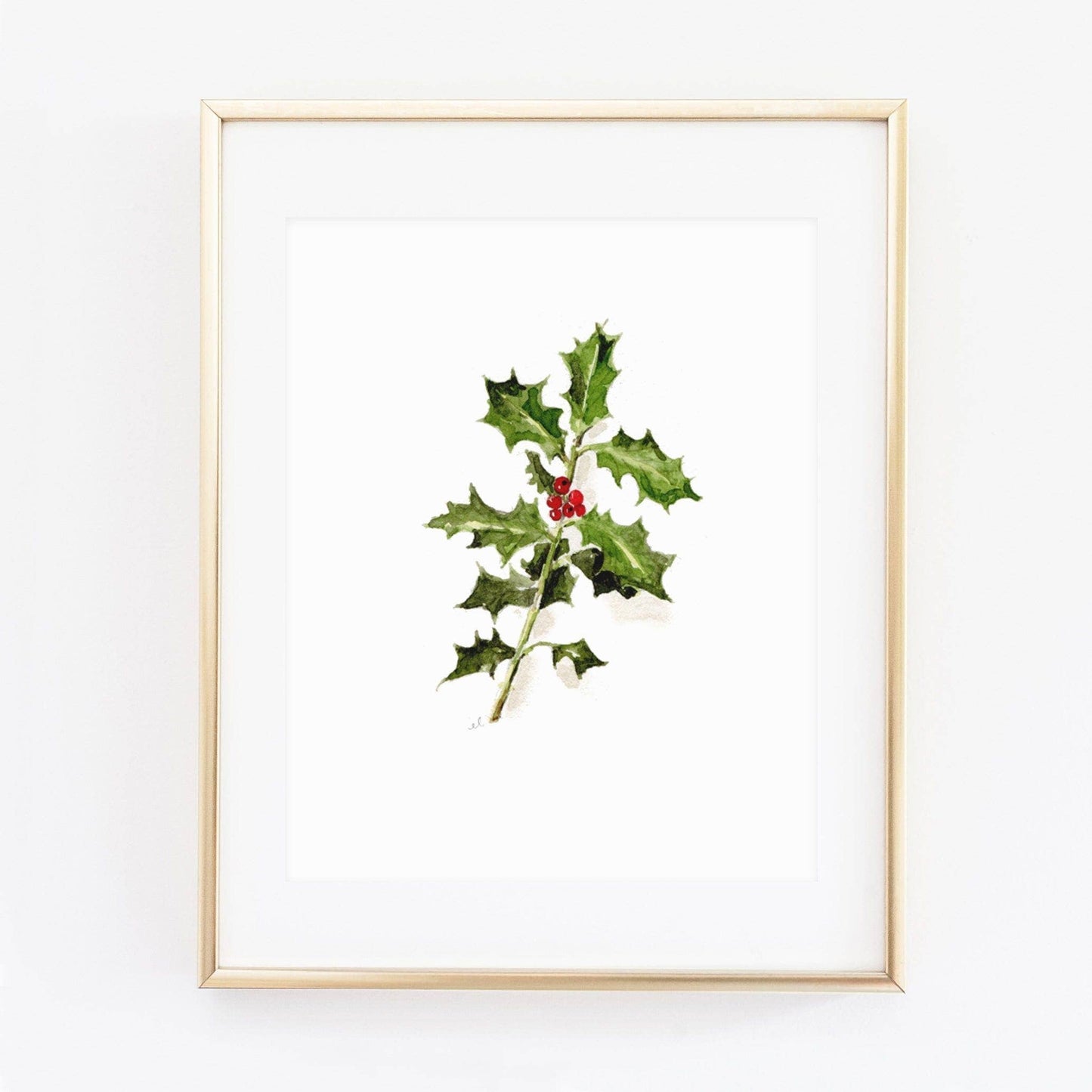 Holly art print