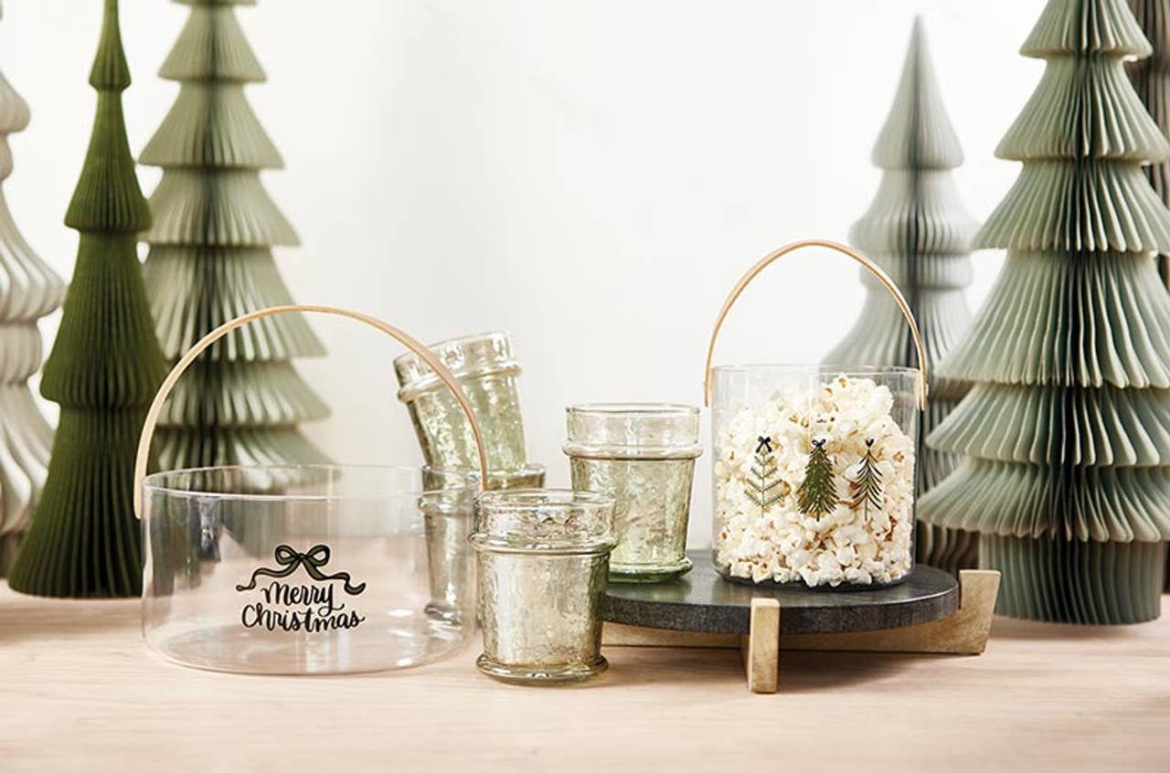 Acrylic Bucket - Trees