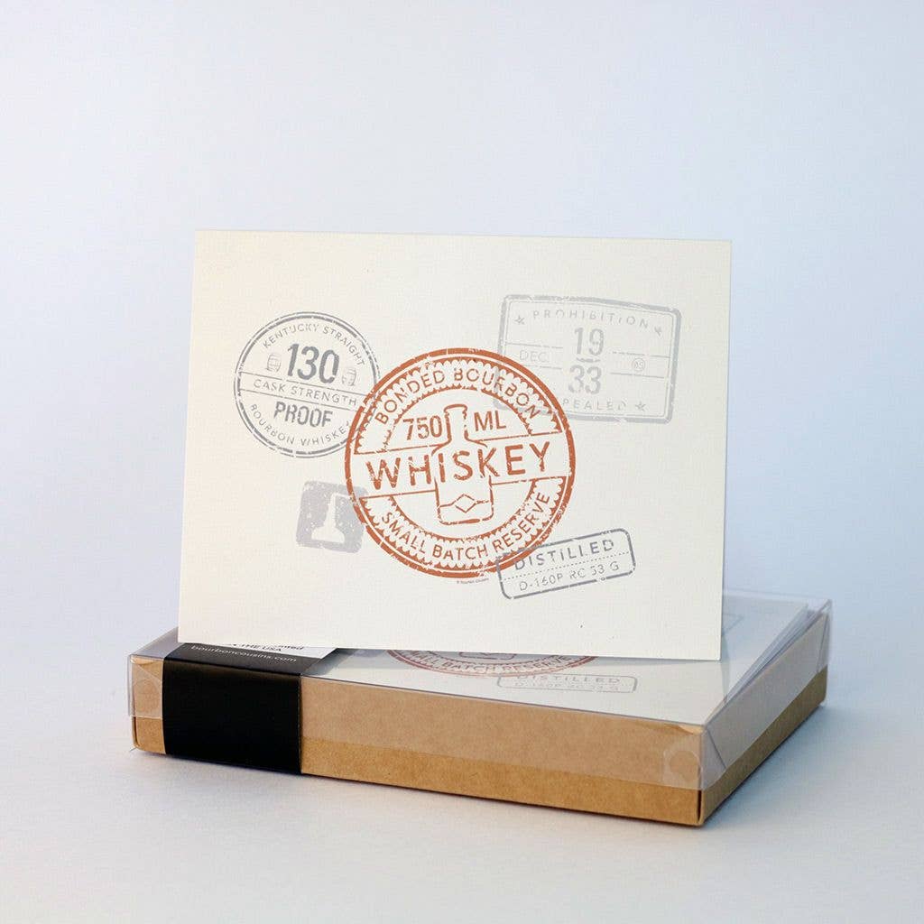 Whiskey Seal Note Cards