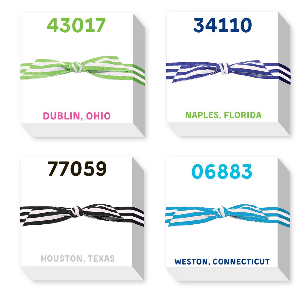 2023 ZIP CODE CHUBBIE NOTEPAD Bardstown Emporiums