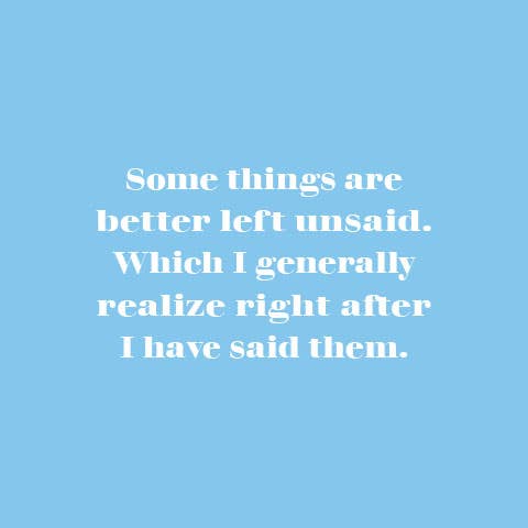NAPKIN -Some things are better left unsaid...
