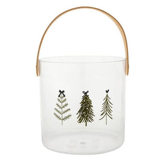 Acrylic Bucket - Trees