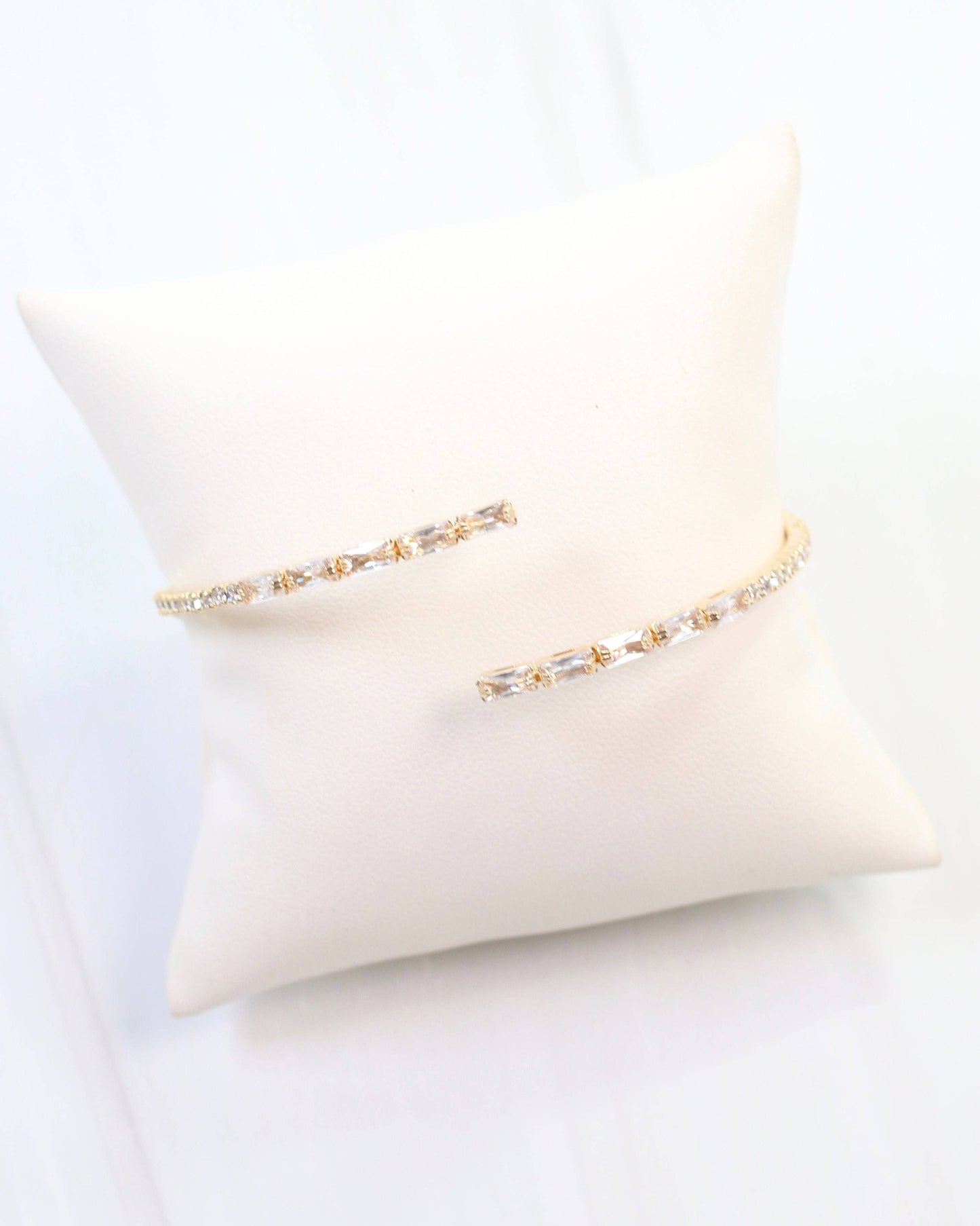 Paradise CZ Cuff Bracelet Gold