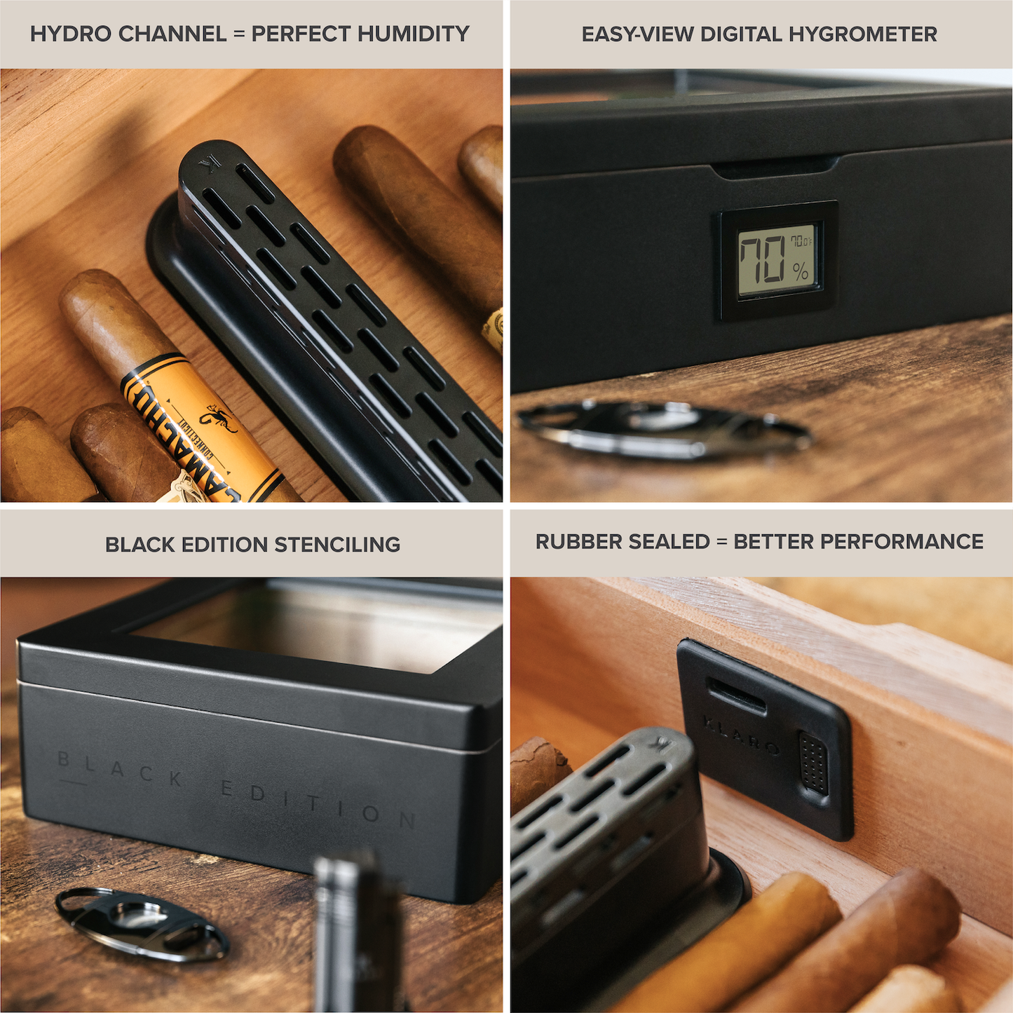 MAG Humidor - Matte Black